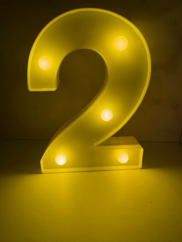 Décoration chiffre 2 - photo numéro 2