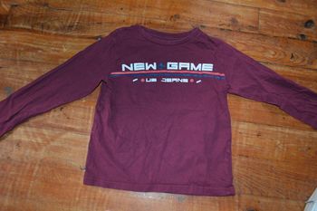 Tee shirt manches longues New Game 10 ans