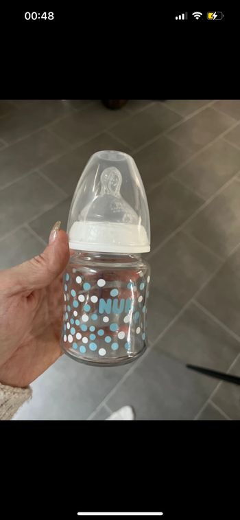 Biberon NUK en verre