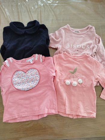 Lot tshirts manches longues