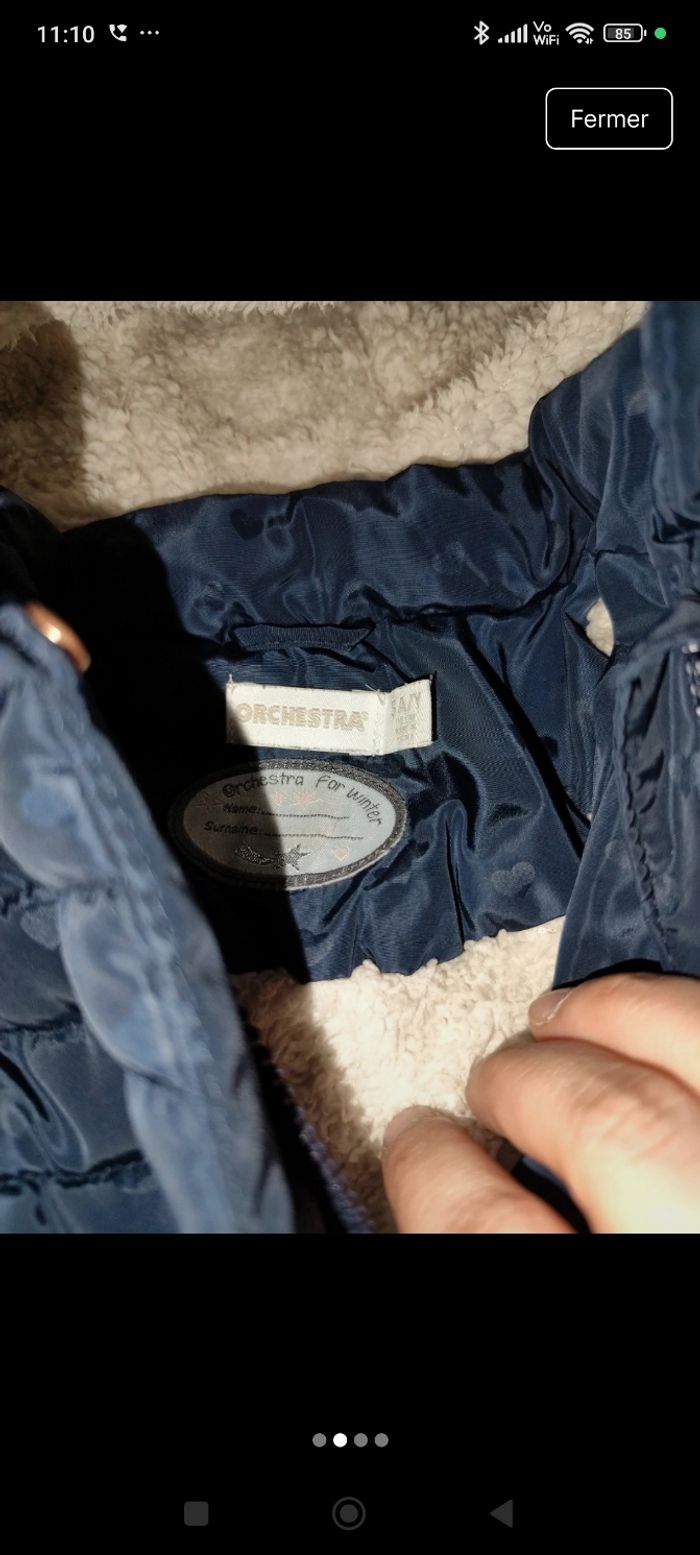 Manteau orchestra 5 ans - photo numéro 2