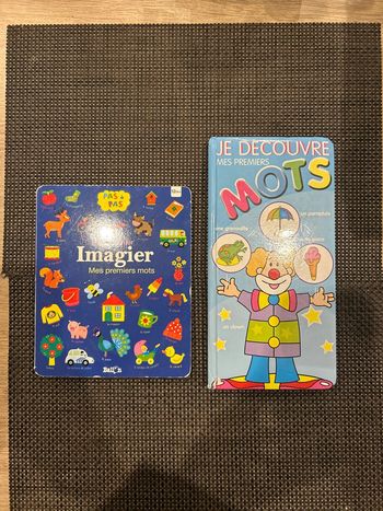 2 livres bébé mes 1ers mots