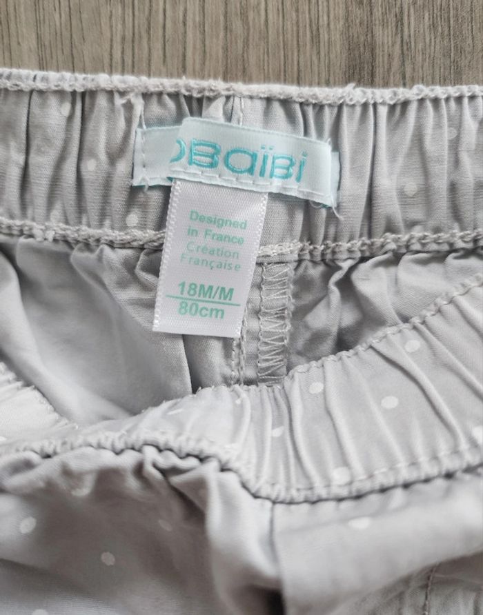 Short été gris fille 18 mois - photo numéro 3