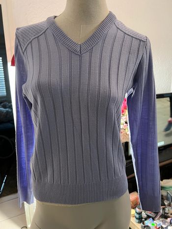Pull violet taille 40 col v