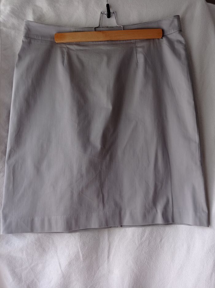 JUPE GEMO Gris Pâle.