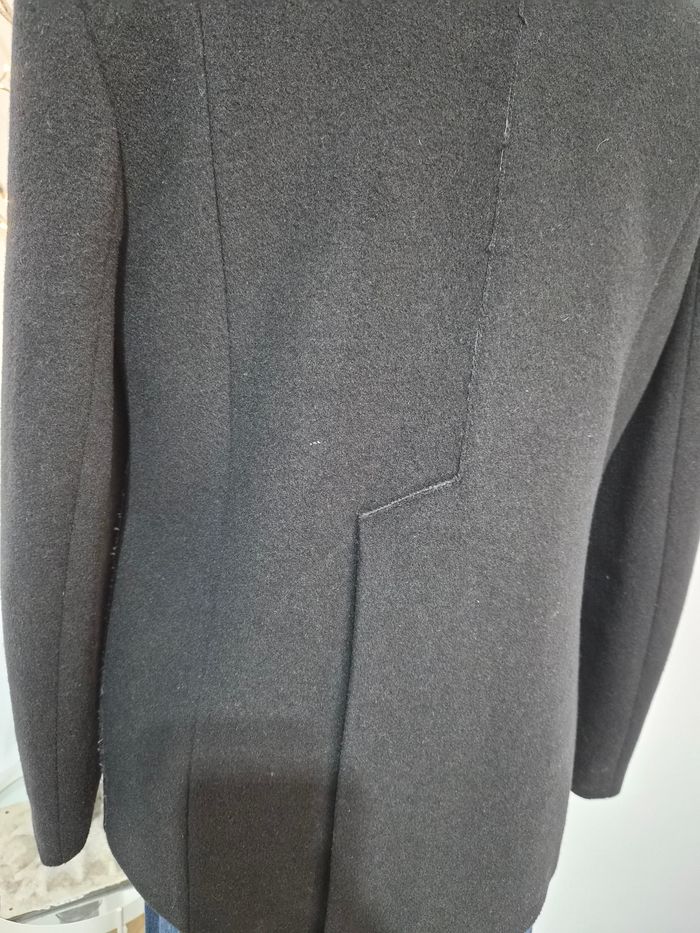 Veste noire tailleur – Carven – Taille 38 – Laine vierge & cachemire - photo numéro 8