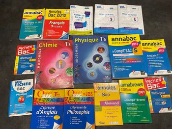 Lot de 17 annales (classe terminale)