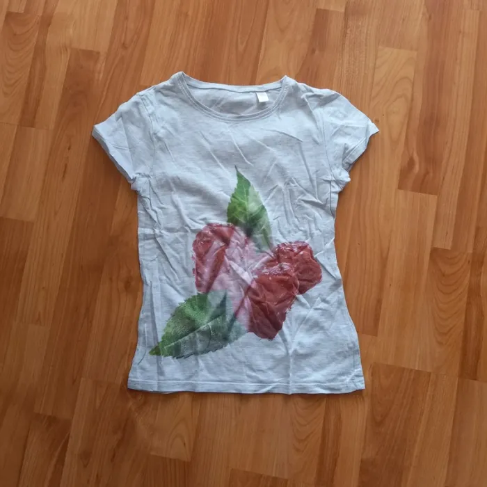 Tee-shirt manches courtes framboise - photo numéro 2