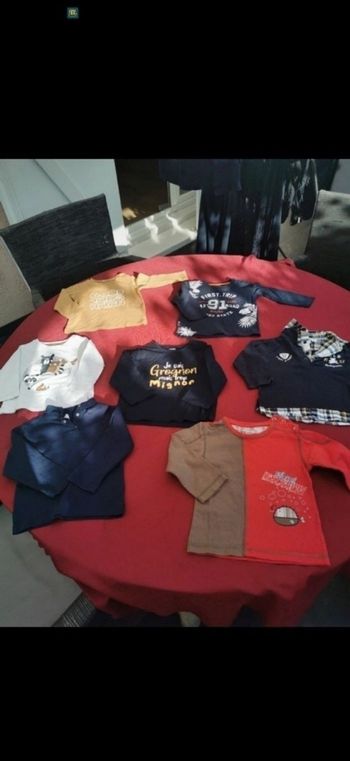 Lot de 7 sweats garçons 18 mois
