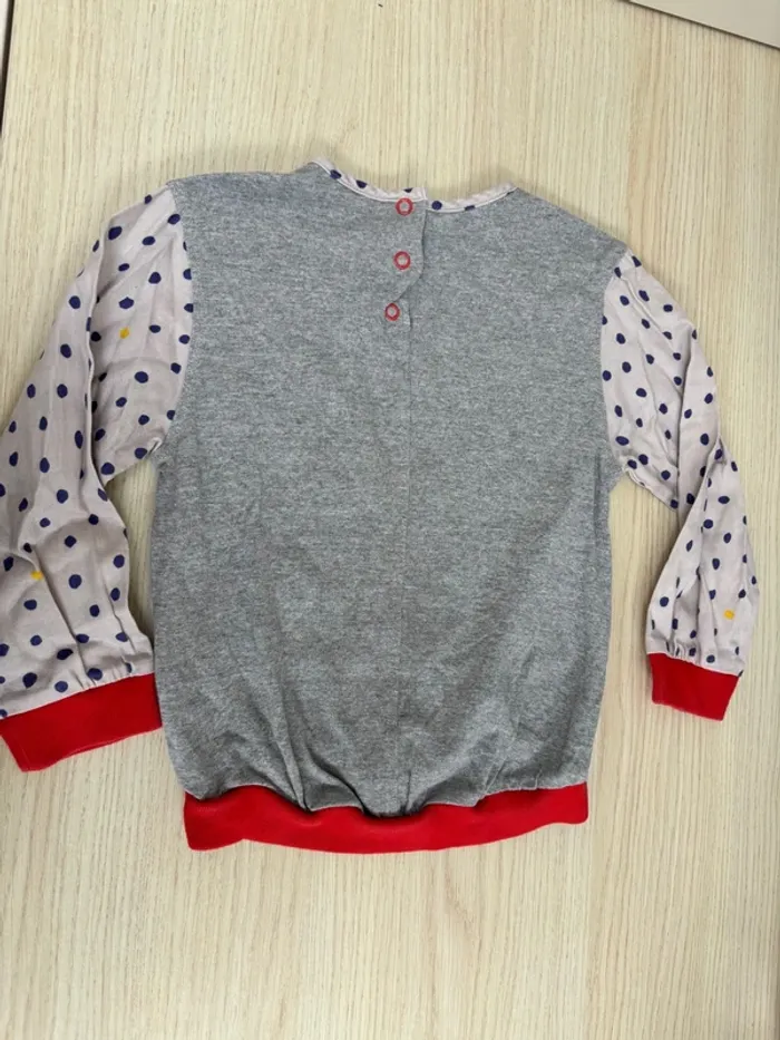 T-shirt à pois Petit Bateau taille 3 ans - photo numéro 5