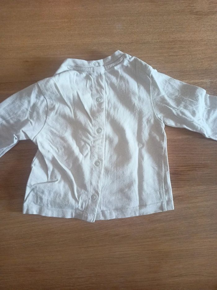 Lot 2 t-shirts manches longues 3 mois - photo numéro 5