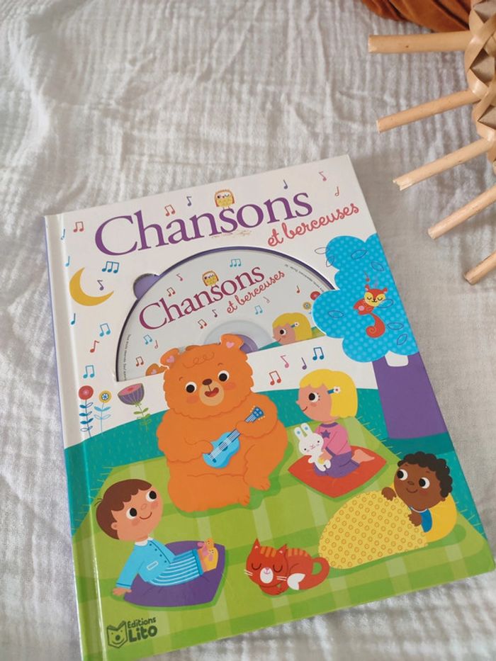 Livre "Chansons et Berceuses" avec CD audio - photo numéro 2