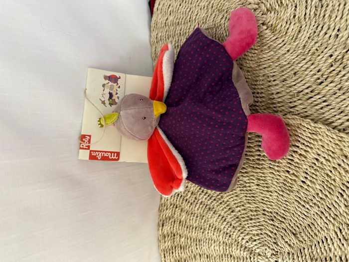 Moulin Roty Doudou Attache Tétine Poule Les Cousins du Moulin - photo numéro 2