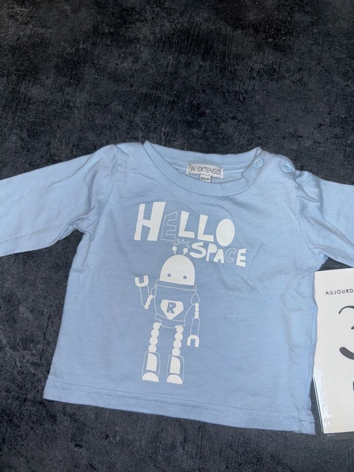 T-shirt à manches longues robot - photo numéro 2