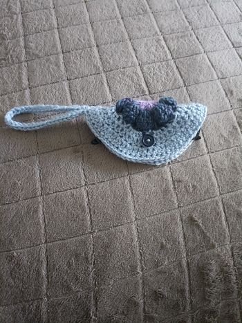 🎀 Sublime étui de lunettes - pièce unique faite main🎀