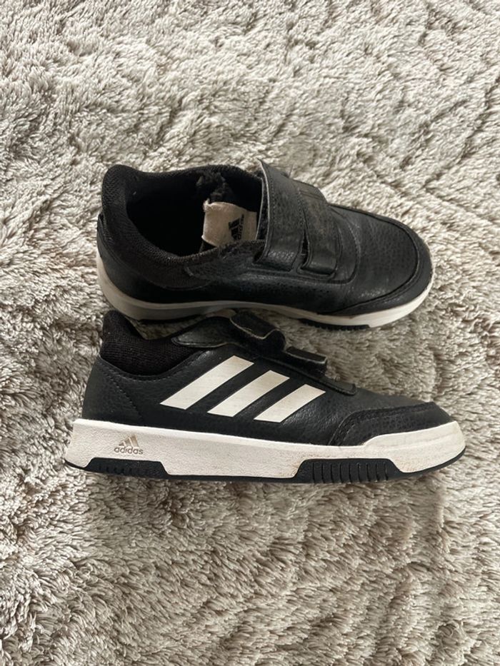 Basket adidas garçon cuir - photo numéro 2