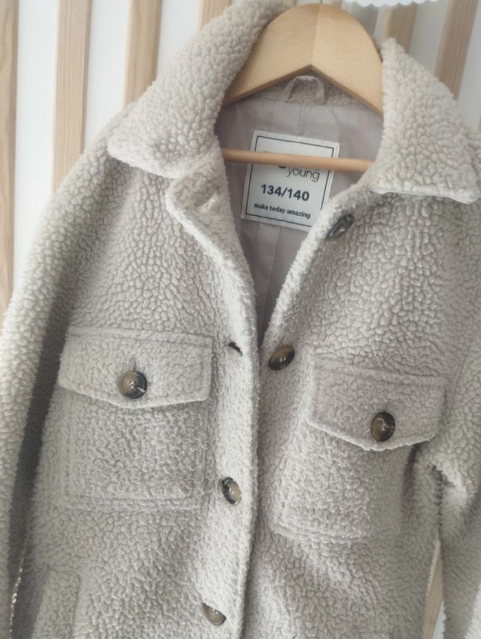 Manteau teddy 8/10ans page one young - photo numéro 2