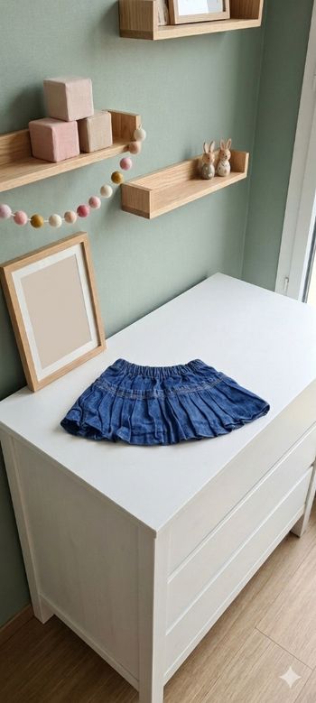 👗 Jolie Jupe Plissée en Jean – Vertbaudet 🌸
