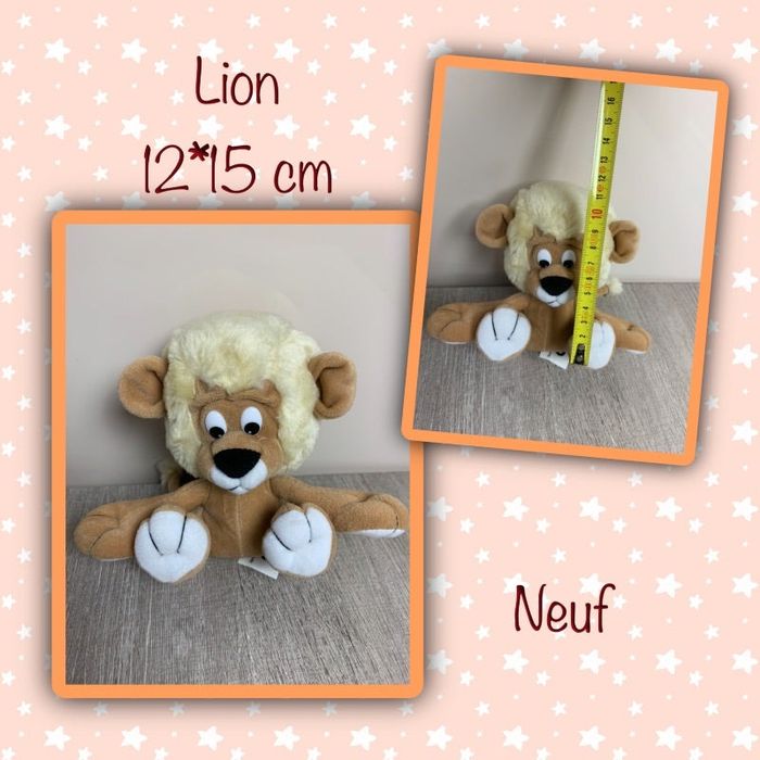 Peluche petit lion 10*15cm - Neuf