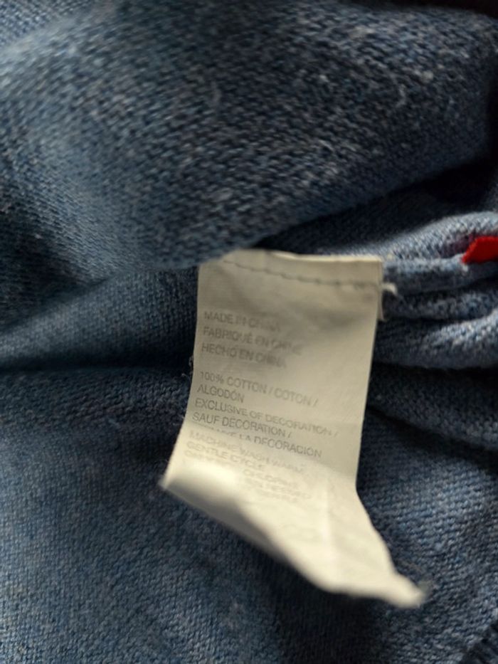 Pull léger col V IZOD bleu taille XL - photo numéro 6