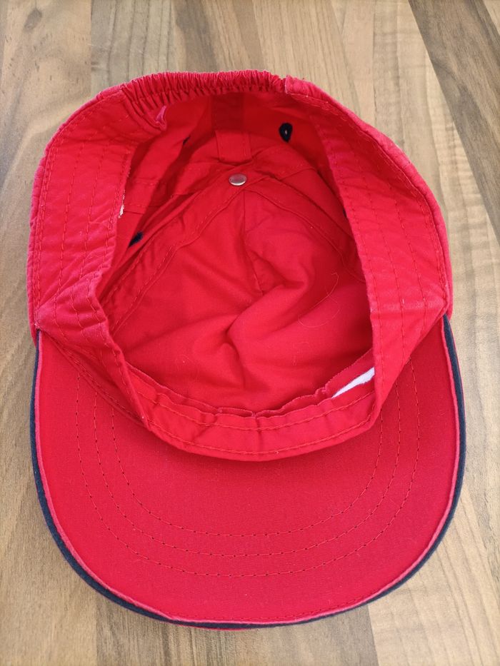 Casquette rouge motifs bateau ⛵ 48 cm 6-12 mois - photo numéro 5