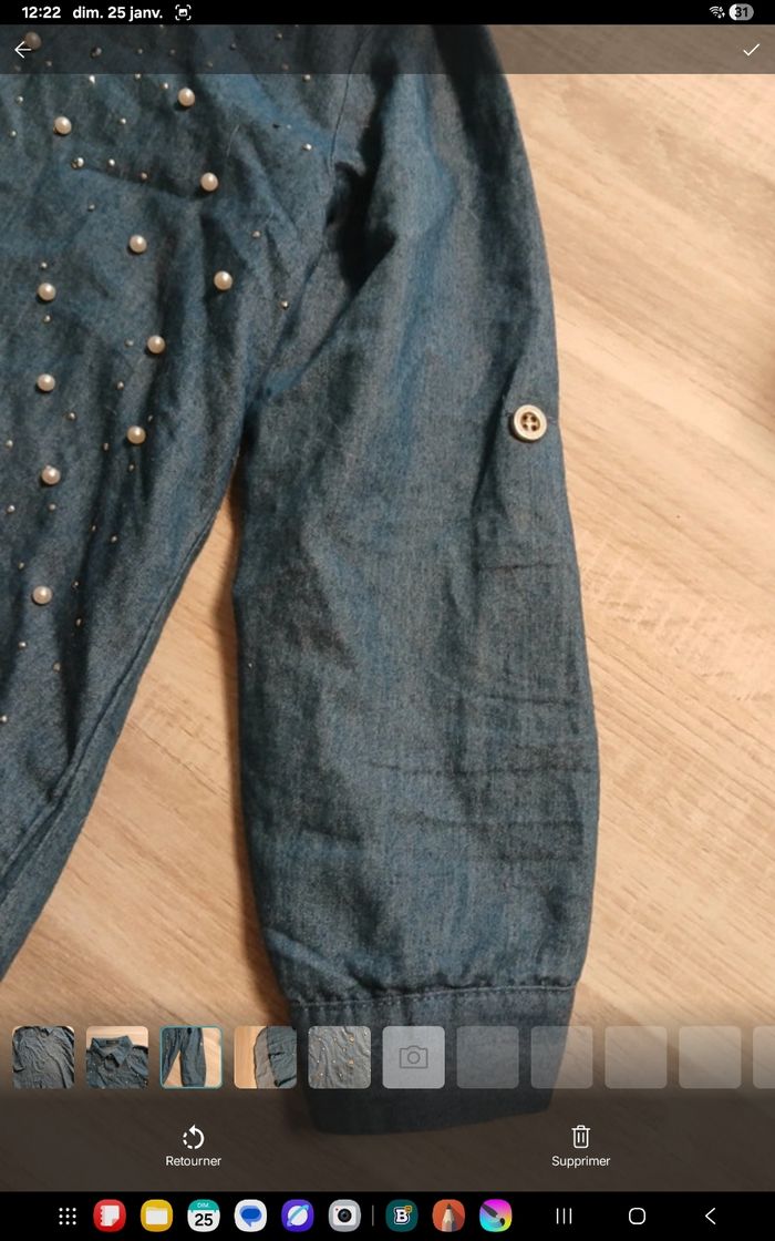 Chemise jean 10 ans GF77 - photo numéro 3