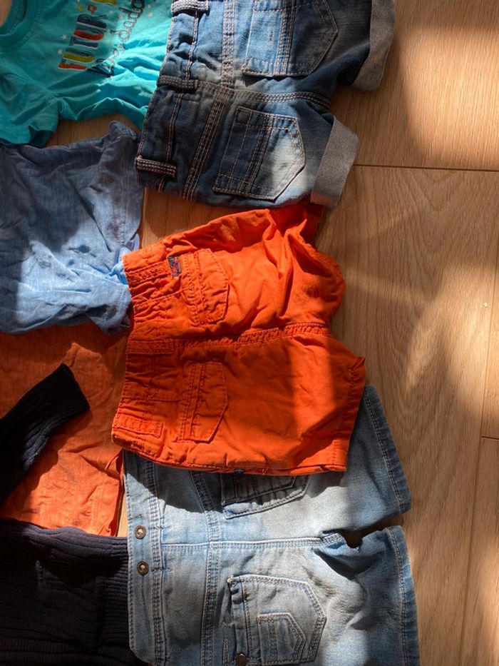 Lot orchestra 3 mois neuf shorts gilet t shirts - photo numéro 5