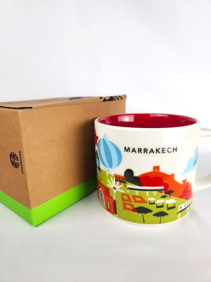 Mug Tasse Starbucks Collection City - Marrakech Maroc - en Boîte