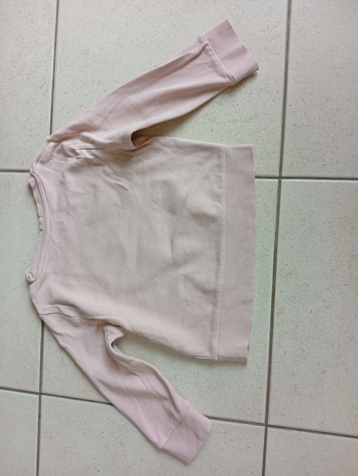 Sweat-shirt manches longues fille 3 ans Kiabi - photo numéro 2