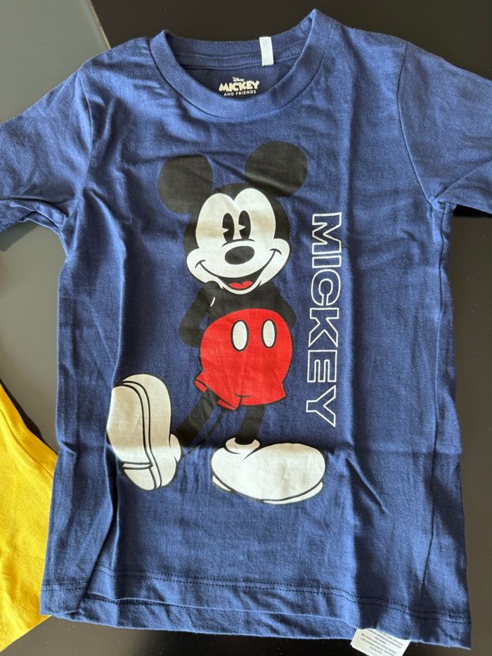 Lot 2 t-shirt 3 ans Pat Patrouille Mickey bleu - photo numéro 3