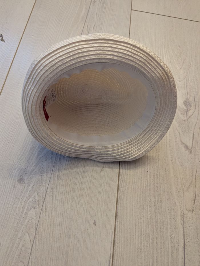 Chapeau enfant blanc tissaia 48 cm - photo numéro 2