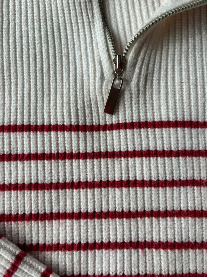 pull rayé col camionneur Mango - photo numéro 3