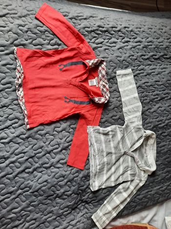 2 polos taille 2 ans