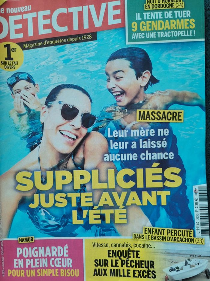 Lot 8 magazines Détective Récents. - photo numéro 7