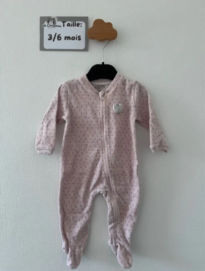 Pyjama / dors bien - taille 3/6 mois 68 cm 🌸