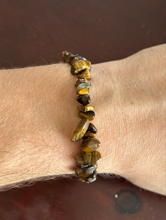 Bracelet en pierre œil de tigre - Bijou chic pour la confiance et la protection - photo numéro 2