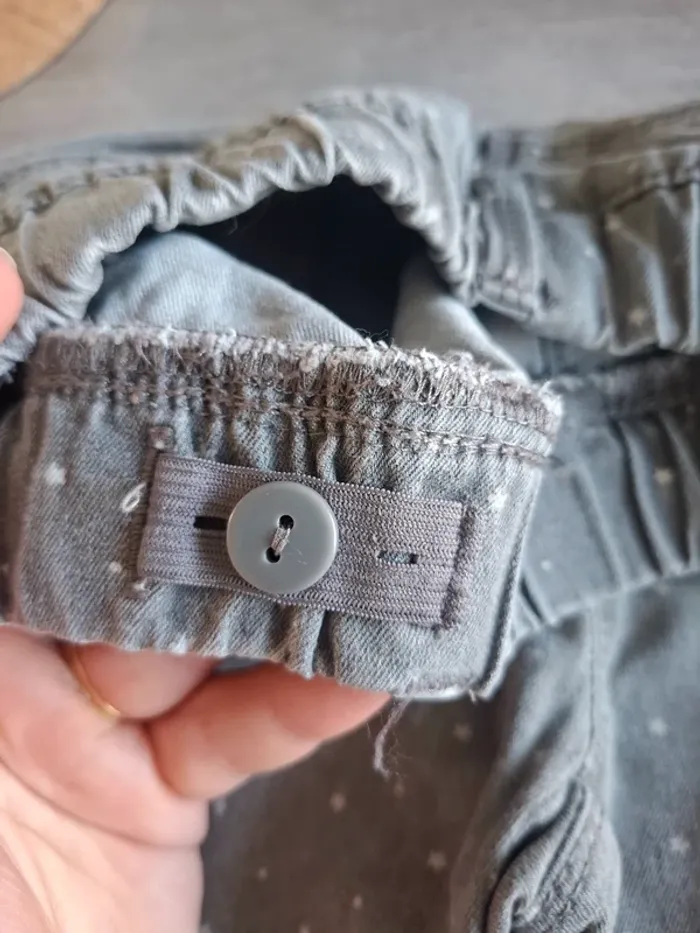 Pantalon jean gris taille 10 ans - photo numéro 4