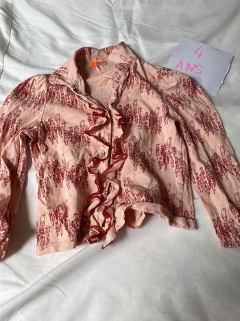 Chemise 4 ans fille