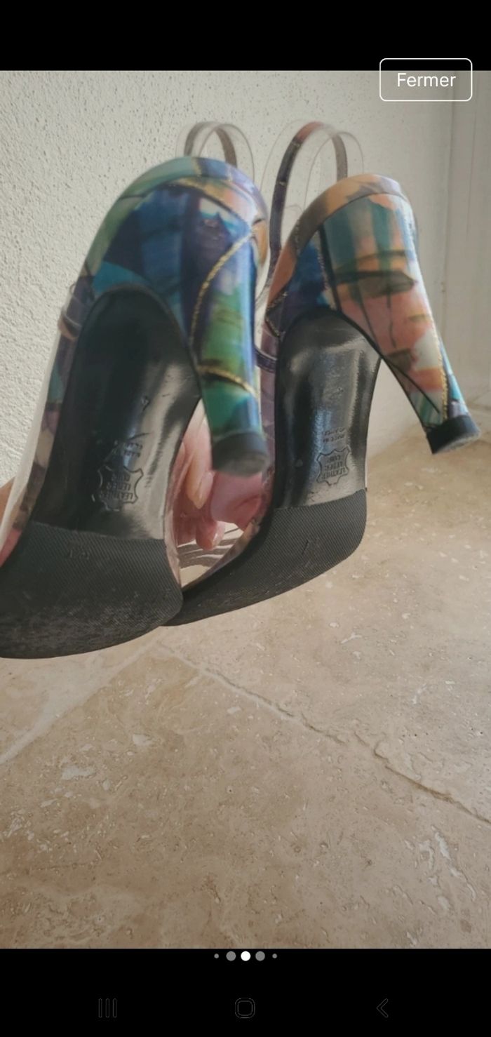 Sandales azuree - photo numéro 4