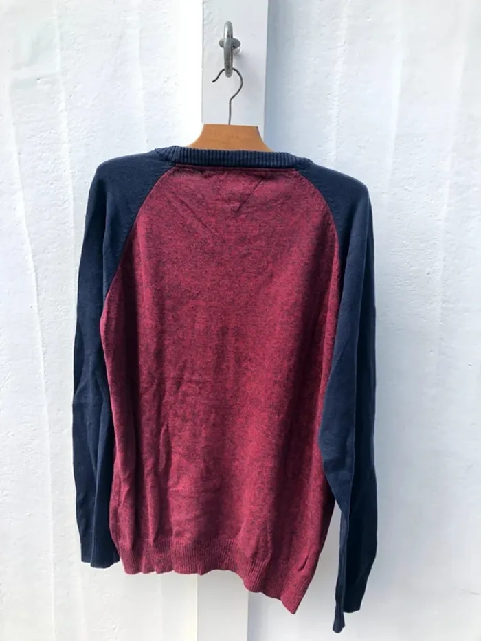 Tommy Hilfiger crewneck pullover red black Mens Small - photo numéro 9