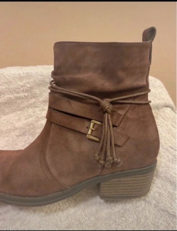 Bottines marron - photo numéro 3