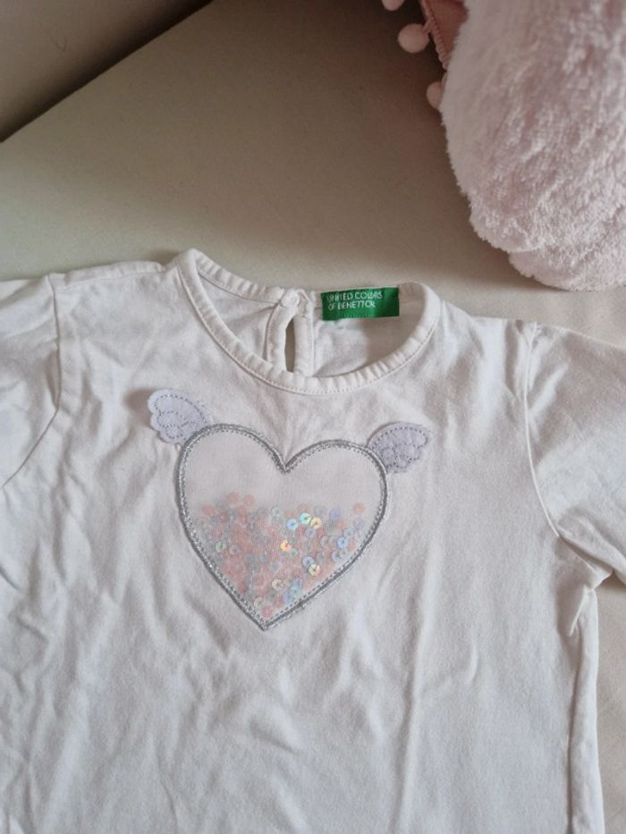 T-shirt longue manche 🎀 12-18mois - photo numéro 2