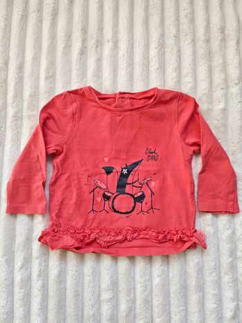 Tee-shirt manches longues Billieblush 12 mois