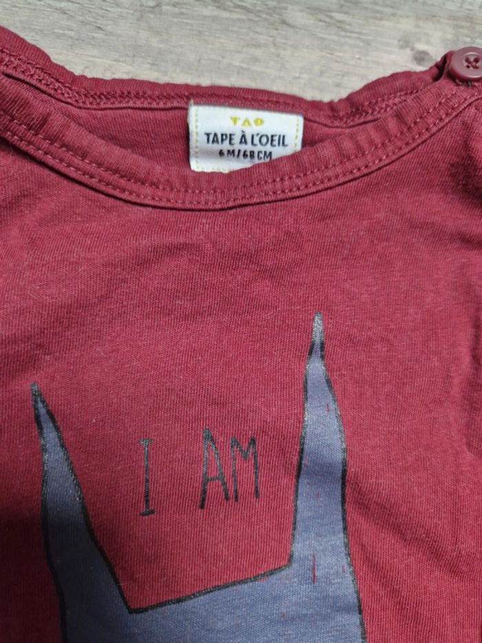 T shirt ML tao 6 mois - photo numéro 2