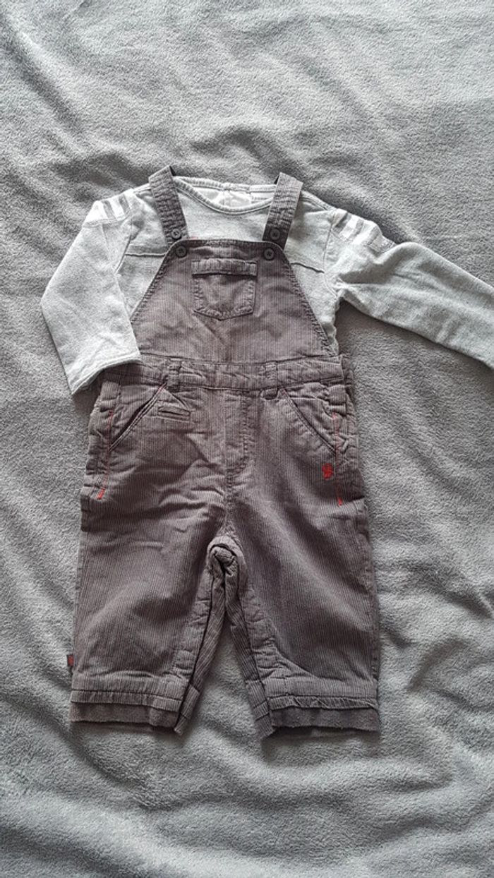 Salopette tee-shirt 6 mois - photo numéro 2