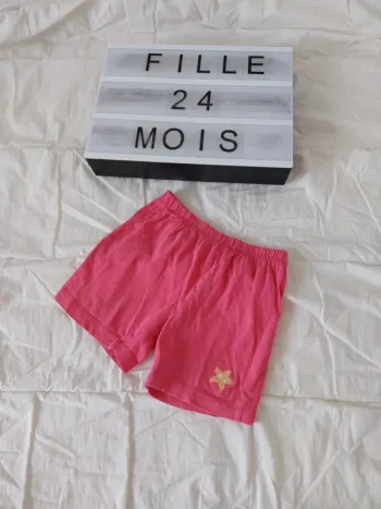 Short fille 24 mois Tissaia