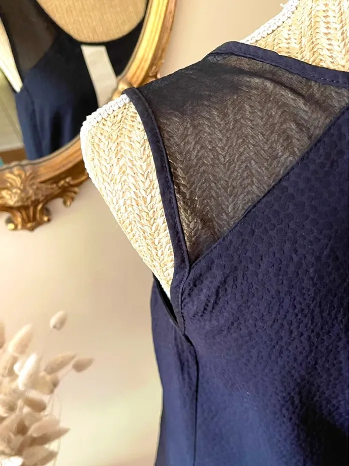 Robe Style Art Déco Neuve avec Détails en Tulle – Miss Captain – Taille M - photo numéro 10