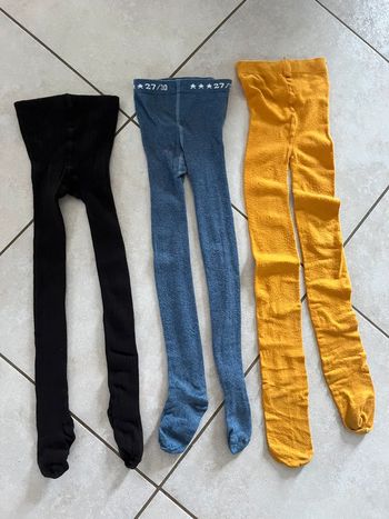 3 Collants fille 27/30