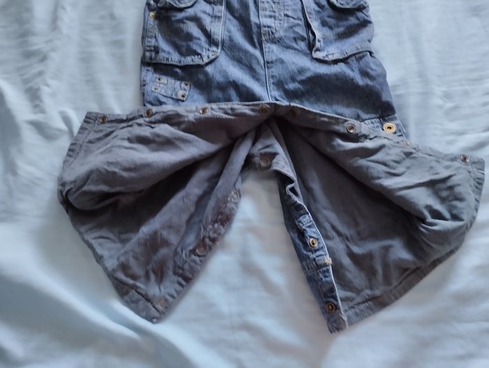 Salopette en jean Cadet Rousselle taille 18 mois - photo numéro 4