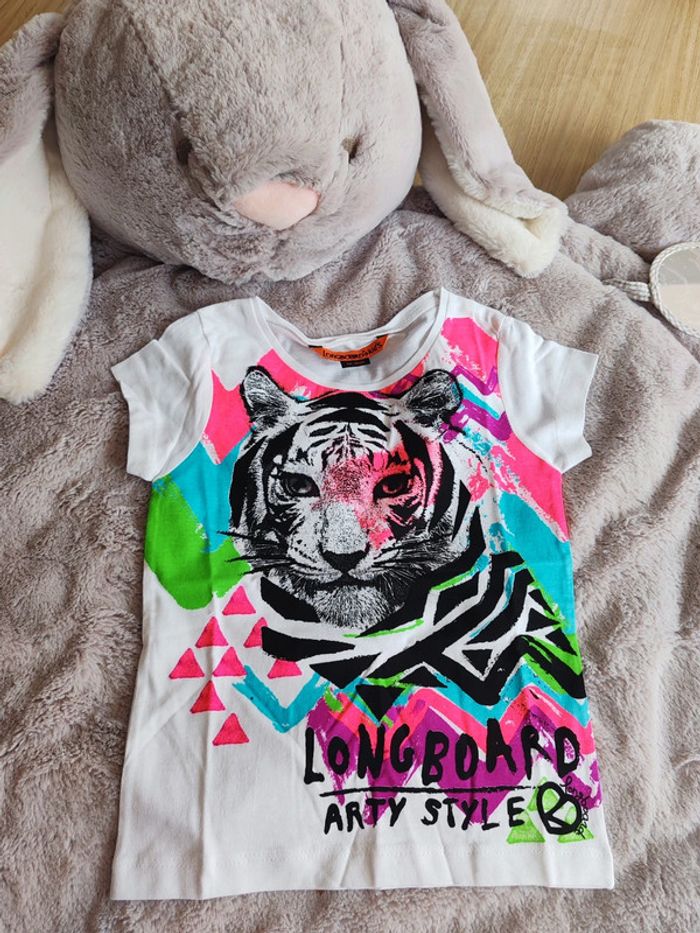 T shirt tigre Longboard
